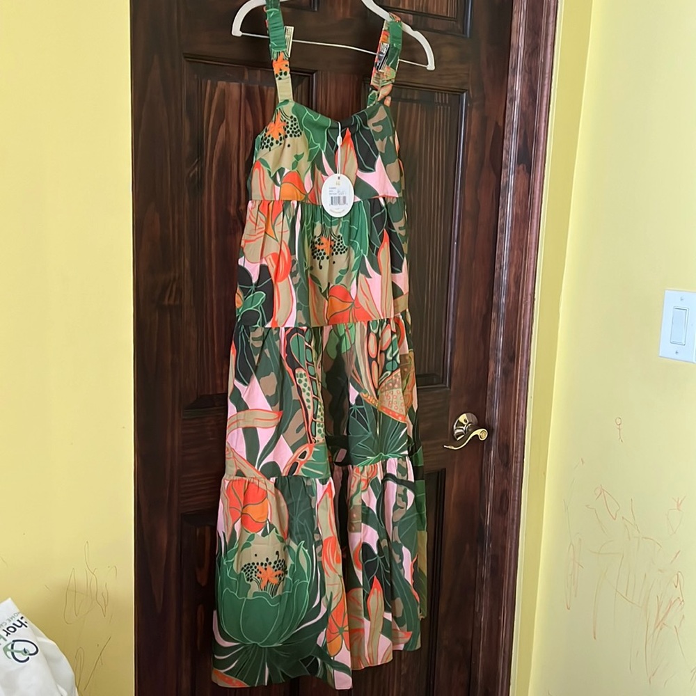 Long dress made of 100%cotton